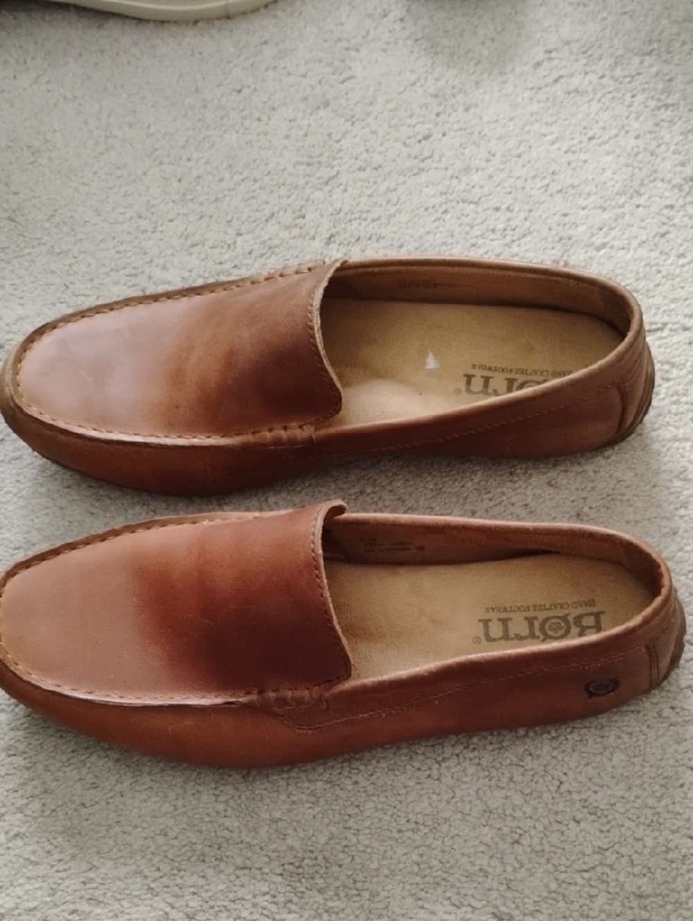 Born Men's Slip-On Loafer in Cognac